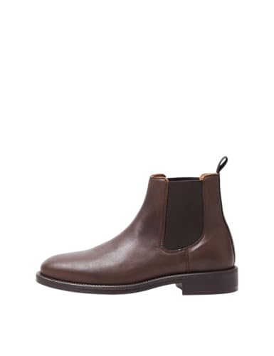 Image of SELECTED HOMME Men's Smart Casual Slhjoseph Leather Chelsea Boot Noos