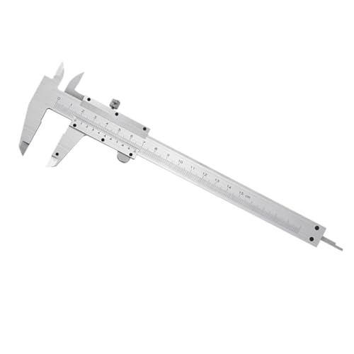 Housoutil Gauging Tool 0-150mm Caliper Carbon Steel Accurate Measurement for Electronics Jewelry Crafts