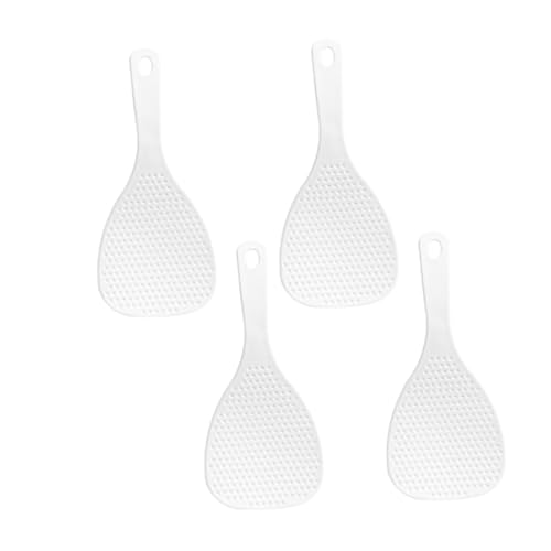 ELAYARD 4pcs Non-Stick Rice Spoon Rice Paddles for Kitchen Supplies Spatula for Serving Soup and Cooking