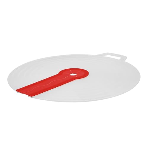 EXCEART Batidor de Huevos Tapa Antisalpicaduras Reutilizable para Cuencos Medianos, de Silicona Flexible y Herramienta de Cocina Práctica contra Salpicaduras y Derrames