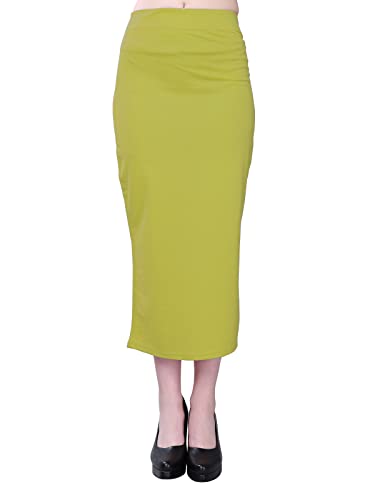 SIRIL Women'S Lycra Full Elastic Saree Shapewear Petticoat
