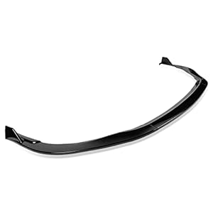 DNA MOTORING Front Bumper Lip Sport Style Compatible with 16-18 Lexus ES300H ES350, Glossy Black, 2-PU-588-PBK