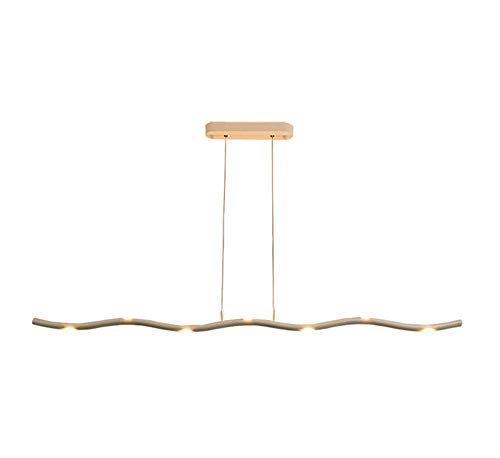 Xiao Fan ? Candelabro LED Lámpara de Techo Regulable al RAS, Instalación Moderna Wave Large Large Hallway 7 Fuentes de lámpara, Nordic Minimalist White Body para Sala de Estar ?