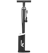 Veltuno Bike Pump with Precision Digital Pressure Gauge,Floor Bicycle Tire Pump with Boost Device...