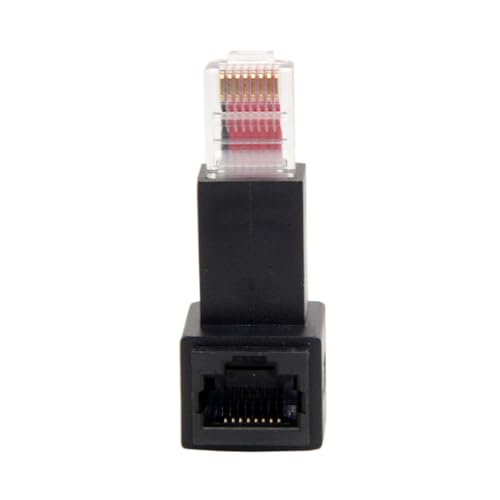 Adaptador Extensor Ethernet Angulado RJ45 Male-Female miniatura 7