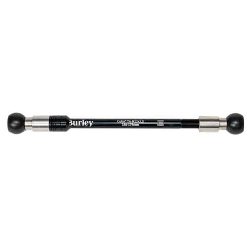 Axe traversant 12x1.5 Burley Coho en aluminium robuste pour remorque monoroue