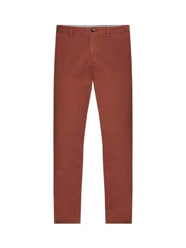 Pantalon homme marron Tommy Hilfiger Mw0mw26558 en coton haut de gamme