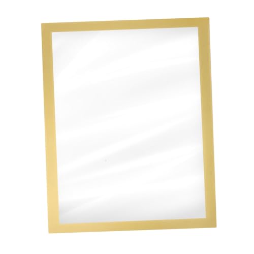 Happyyami Golden Magnetic Picture Frame Elegant Display for Photos Certificates Awards Material for Wall Mounting Desktop Use