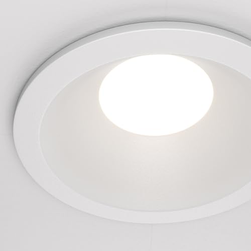 Maytoni Plafoniera A Incasso Zoom Bianco Ø 8,5 Cm Alluminio IP65 GU10 - 4