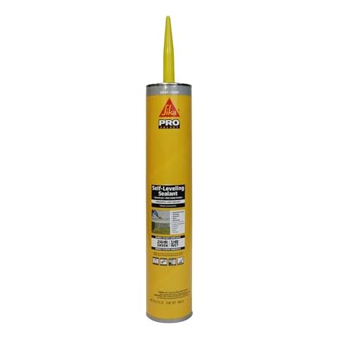 Sikaflex Self Leveling Sealant, Gray, polyurethane with an accelerated curing capacity for sealing horizontal expansion joints in concrete, 29 fl. oz Cartridge Cover
