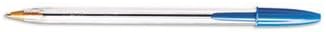 BIC® Cristal® Stick Kugelschreiber, Kugelschreiber, BALLPNT, CRYSTL, MED, BE (30
