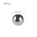 uxcell 10pcs 8mm Dia Steel Ball Bearing Electric Tool Accessories Silver Tone