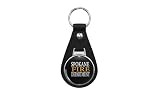 1080 Graphics spokane fire department Leather Keychain Stainless Steel Ring for Keys, Bags, or Backpacks