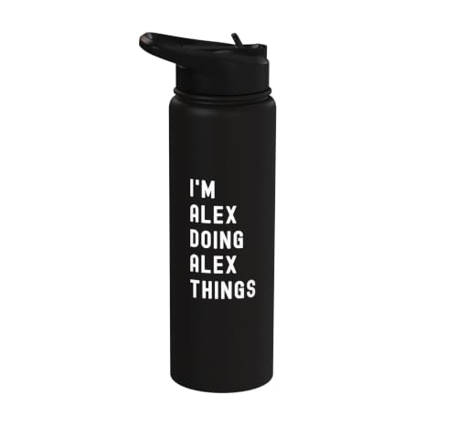 I'm Alex Doing Alex Things Stainless Steel Insulated Water Bottle