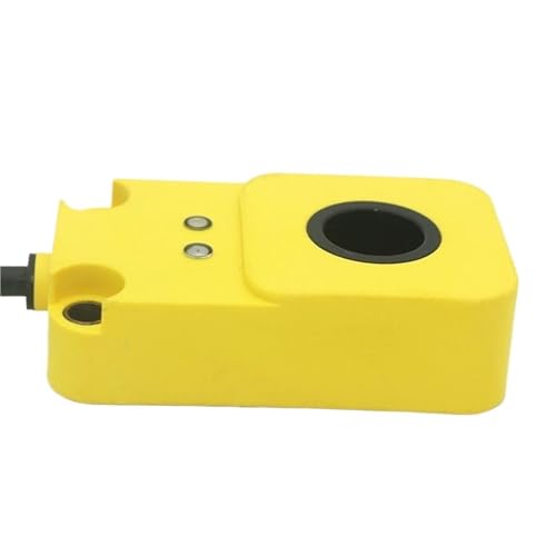 1pc Yellow 15mm Hole 6-36V 3 Wire Normally Open HX-DGS-15N Inductive Ring Proximity Sensor Switch for Metal Screw