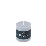 Spaas Rustic Pillar Candle 70/70 mm 25h, Light Blue