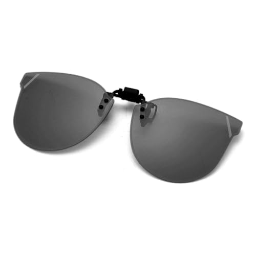 YAMEIZE Gafas de Sol Polarizadas Clip Cat Eyes para - Mujeres Hombres Protección UV 400 Flip-Up Shade Anti-Glare Clip-on Gafas para Conducir al aire libre