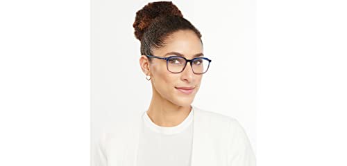 Image of John Jacobs Blu Cut & Antiglare Zero Power Computer Eyeglasses | Full Rim Square Shape | For Men & Women | Medium | JJ E13791