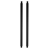 PATIKIL 2 STK Stativ Verlängerung 150mm Metall Verlängerungsstange 1/4-20 Männlich Zu Männlich Gewinde Aluminiumlegierung Leichtes Montage Stativ Zubehör für Stativ DSLR Schwarz
