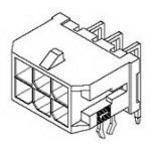 43045-0402, Conn Power HDR 4 POS 3mm Solder RA Thru-Hole 4 Terminal 1 Port Micro-Fit 3.0 Tray (25 Items)