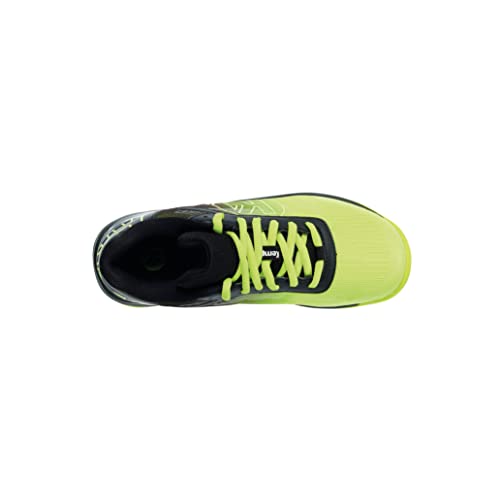 Foto von Kempa Jungen Kempa Attack 2.0 Junior Sneaker Freizeitschuh Halbschuh Lauf und Sportschuh Turnschuhe Handball Jogging Outdoor Freizeit Sho, Fluo Gelb Schwarz, 36 EU