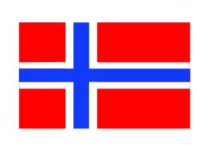 3pcs Norway Norwegian Flag Funny Hard Hat/Helmet Vinyl Decal Sticker
