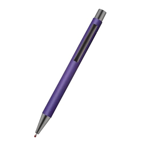 Stylo à bille en métal personnalisé violet foncé avec gravure laser lot de 50