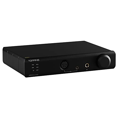 Topping A90 Discrete �w�b�h�z���A���v 9800mWx2 4.4mm 4�s��XLR �o�����X�o�� 6.35mm �A���o�����X�o�� (�u���b�N)