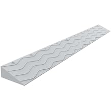 Non-Slip Wheelchair Ramp, Plastic Threshold Ramp, Portable Ramps for Wheelchairs for Doorway Indoor or Outdoor, Bathroom, Garage and Supermarket EntranceGray,4.5cm/1.7in