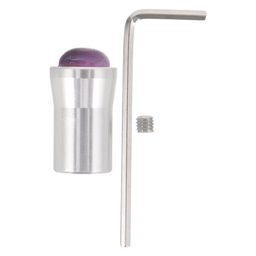 Diapasón terapéutico COLLBATH de 12 mm con base de amatista para sanación y cuidado facial