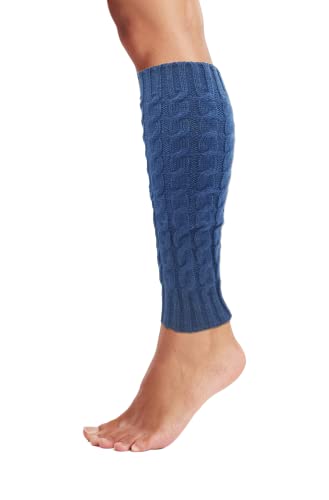 Leg Warmers For Women, 6 Pairs Knee High Cable Knit Warm Thermal Acrylic Winter Sleeve #TOP6
