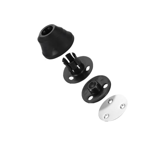Butée de porte ventouse silicone argent sans perçage - 6