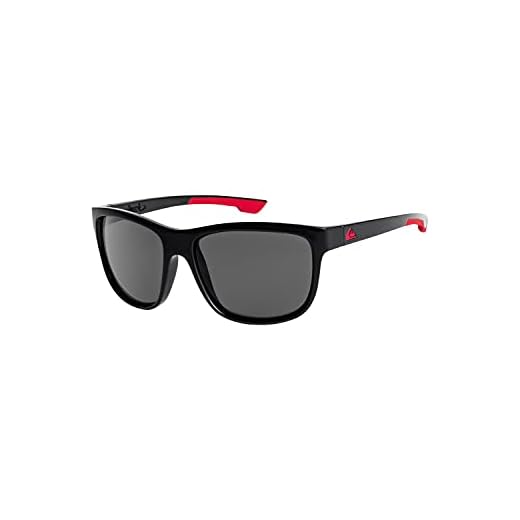Quiksilver herr solglasögon korsstyr – solglasögon för män, Black/Black/Grey – Combo, 1SZ, EQYEY03104