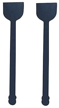 Subaa Traditional Pure Iron dosa Turner - 13 inches (Pack of 2, Black)