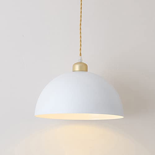 Suspension en aluminium blanc au design minimaliste pour chambre