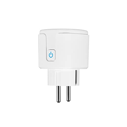 Kit Alarma Casa, W210 DIY Sistema de alarma inteligente de Tuya WIFI ALARMA ROTROLAR HOGAR inteligente GSM Color del sistema de alarma Lcd Mostrar sensor de movimiento de seguridad(Smart Socket(EU))