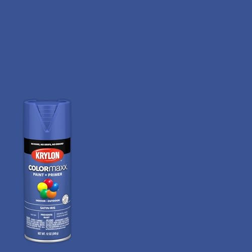 Image of Krylon K05564007 Colormaxx Spray-Paints, 12 Ounce (Pack of 1), Iris
