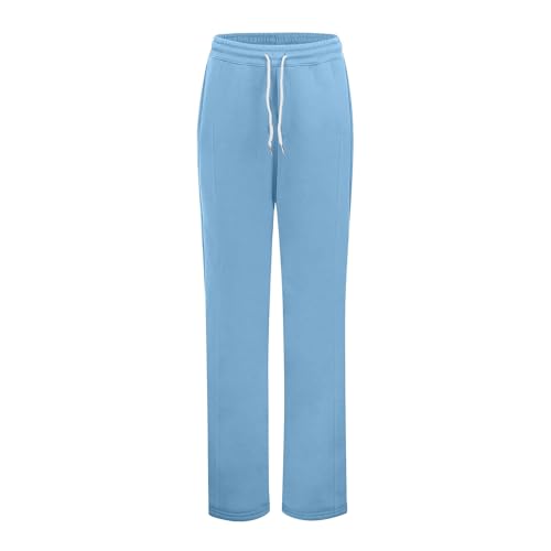 Sweatpants for Teen Girls Casual Fleece Workout Active Joggers Elastic Waist Cargo Sweat Pants with Pockets2