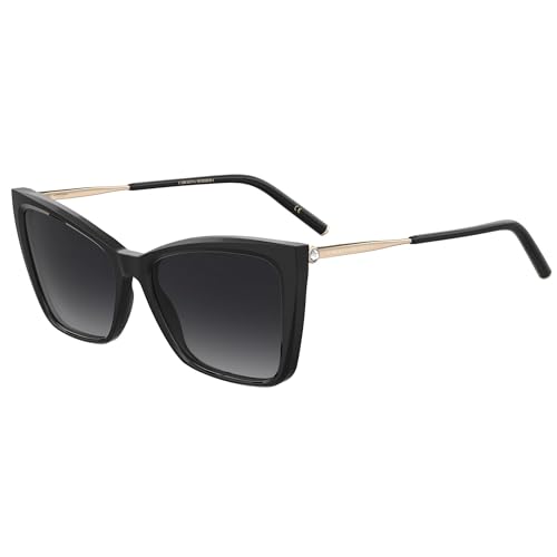 Lunettes de soleil femme Carolina Herrera Her 0180/s 2M2/9O acétate noir or taille 57