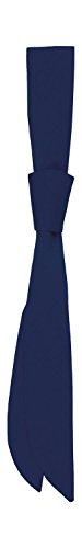 Karlowsky Modische Kurzkrawatte / Serviceschleife in vielen Farben für Bar + Bistro + Gastronomie + Kellner AK3, Farbe:Navy;Größe:One Size