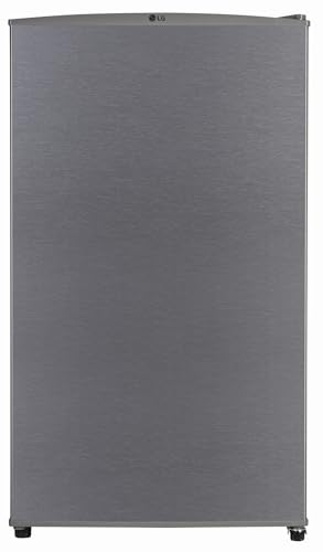 Image of LG 90L, 1 Star, Direct Cool Single Door Mini Refrigerator with Door basket, Chiller Tray, Freezer Section - Compact Size - Ideal for Home, Office and Dorm Rooms (GL-M131RDSB, Dazzle Steel)