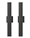 EDISHINE 2 Pack LED Outdoor Wall Lights Dimmable, 3000K 4000K 5000K, 15.7