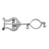 babominimer Lyre Notenständer zum Anklemmen für Trompete Klarinette Oboe Marschband Notenständer Metall Clip On Lyre mit verstellbarem Arm für Konzerte Paraden Silber