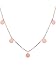 Produktbild a little something® Halskette Camden | Damen Kette mit 18 Karat Vergoldung (Gold & Roségold) | Inklusive nachhaltiger Geschenkverpackung mit FSC®-Zertifikat