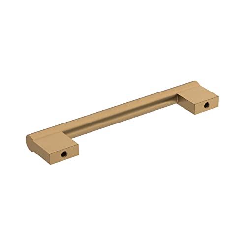 Amerock | Cabinet Pull | Champagne Bronze | 5-1/16 Inch (128 Mm) Center-To-Center | Versa | 1 Pack | Drawer Pull | Cabinet Handle | Cabinet Hardware #TOP4