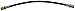 Dorman H620666 Rear Driver Side Brake Hydraulic Hose Compatible with Select Toyota Models