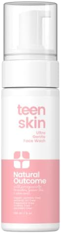 Natural Outcome Teen Skin Ultra Gentle Kids Face Wash | Daily Soothing Kid Facial Wash | Natural Non-toxic Ingredients | For Teens, Preteens & Kids Looking to Prevent Acne | Fragrance Free | 5 oz