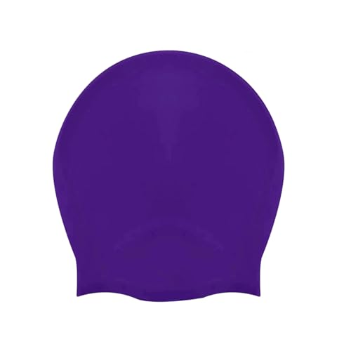 Kustimantu Sombrero de natación, Gorra de natación | Tapa de natación elástica para Cabello Largo - Protección Impermeable y cómodo Equipo de natación para Entrenamiento de Regazo, aeróbicos