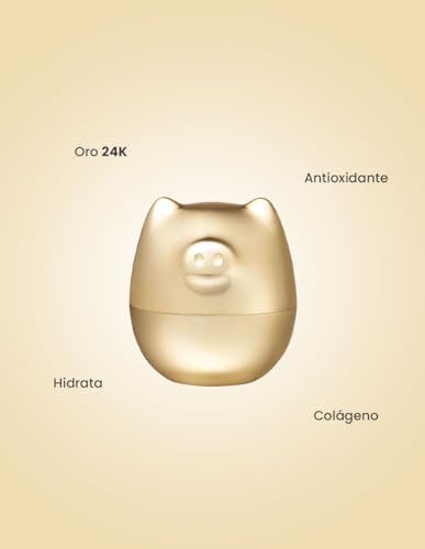 TONYMOLY Golden Pig Collagen Bounce Mask 80ml – 24K Gold, Hydrolyzed Collagen, Squalane & Honey Extract Hydrating Firming Face Mask for Radiant, Plump, Youthful-Looking Skin