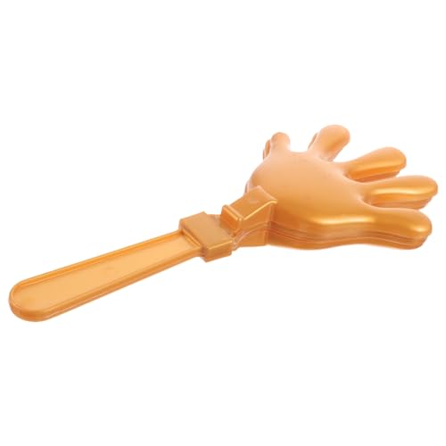 Yardwe Pequeño Aplaudidor de Mano Infantil Dorado Silencioso y Resistente Juguete para Fiestas Eventos Deportivos y Cumpleaños Suministro Divertido